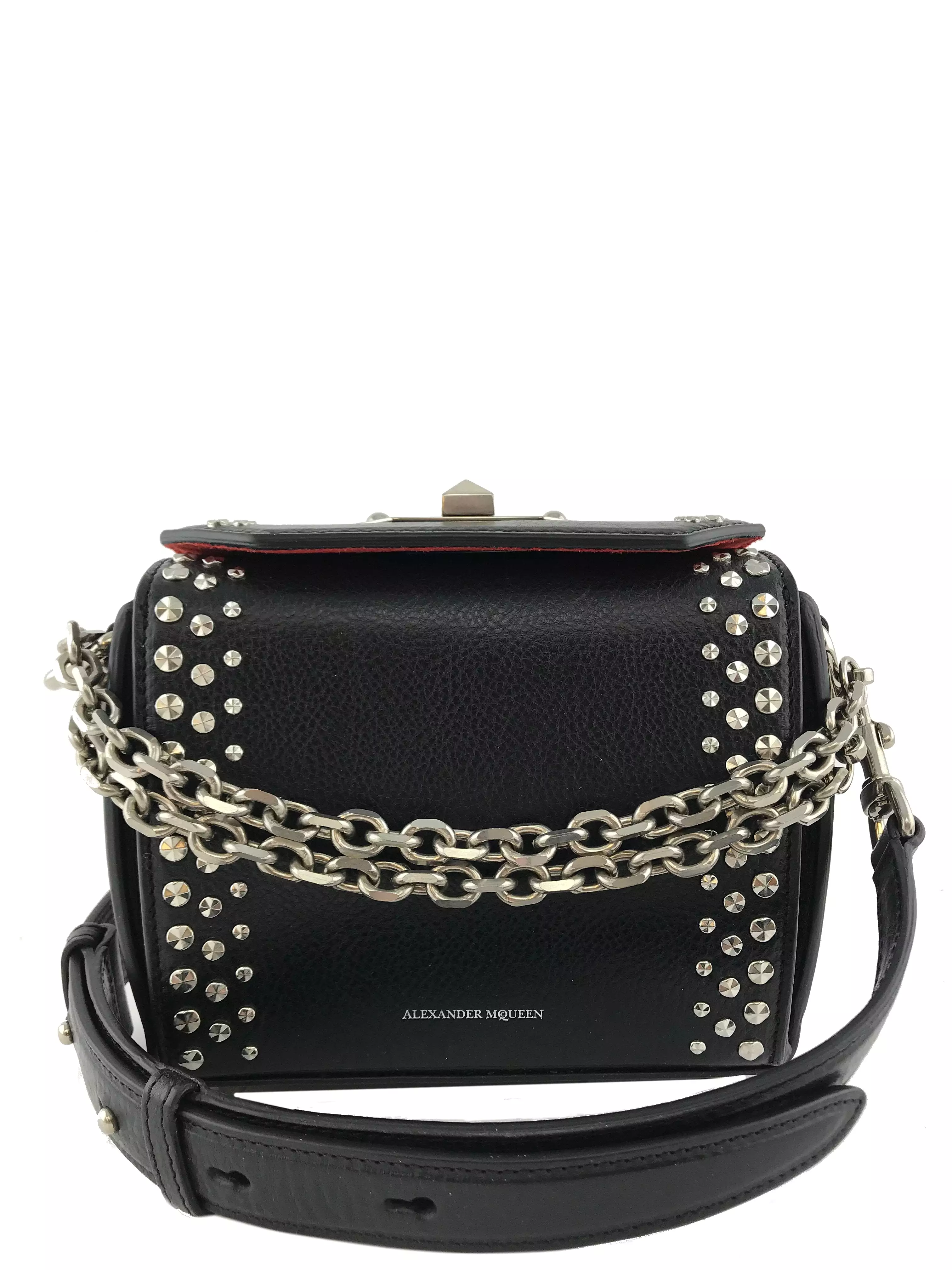 Alexander McQueen Small Box Bag with Studs