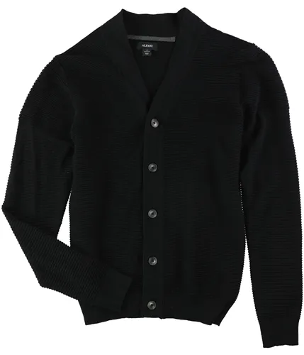 Alfani Mens Ribbed Cardigan Sweater