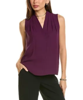 Anne Klein Pleated Shoulder Blouse