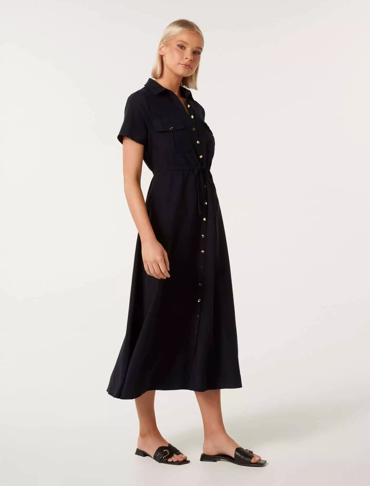 Avana Midi Shirt Dress