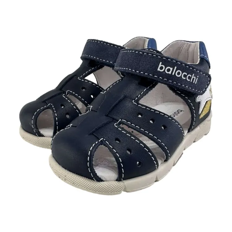 Balocchi 131120 Over Scarpe Primi Passi per Bambino Ragnetto Blu Denim