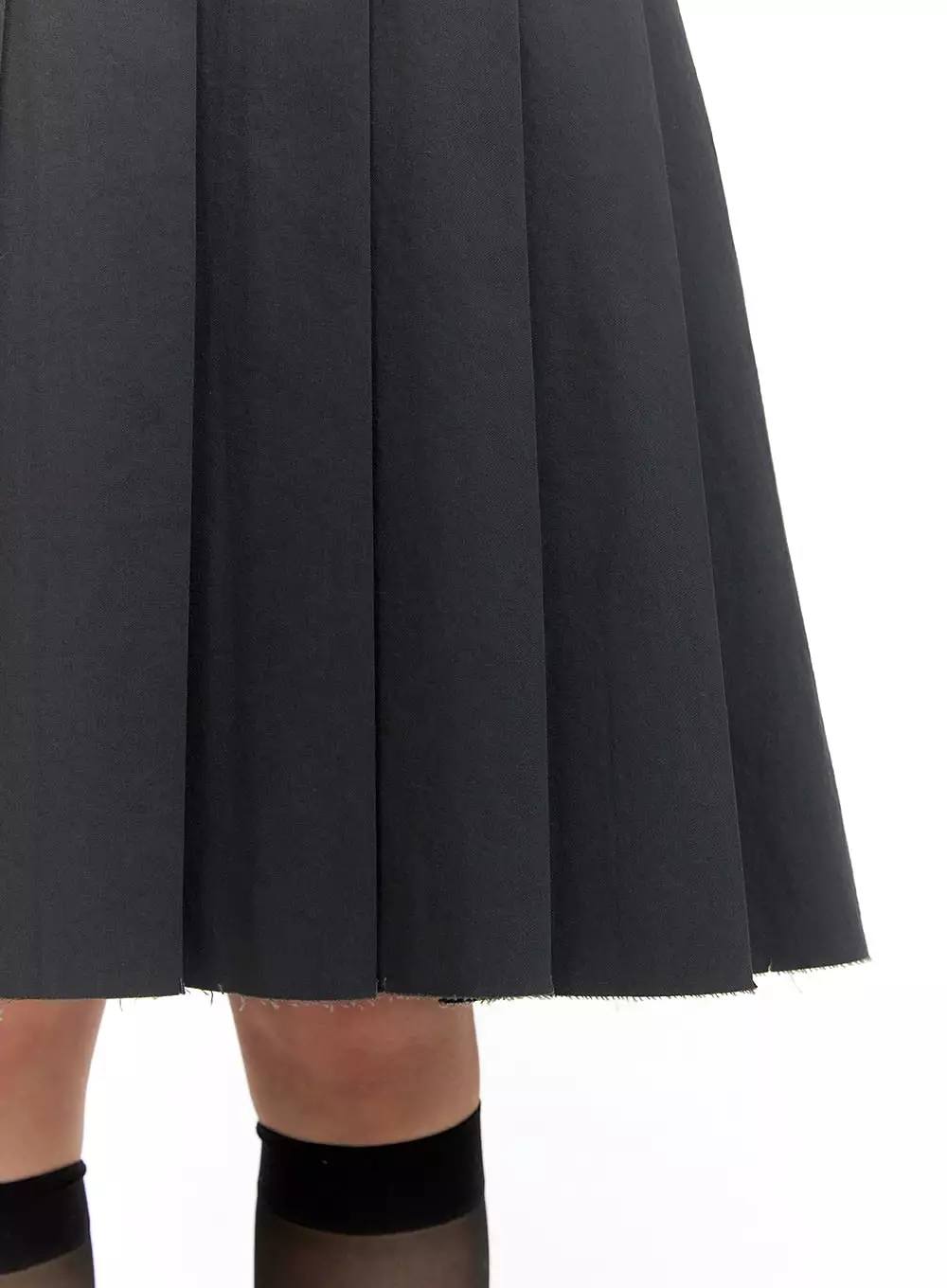 Basic Pleated Midi Skirt CM413