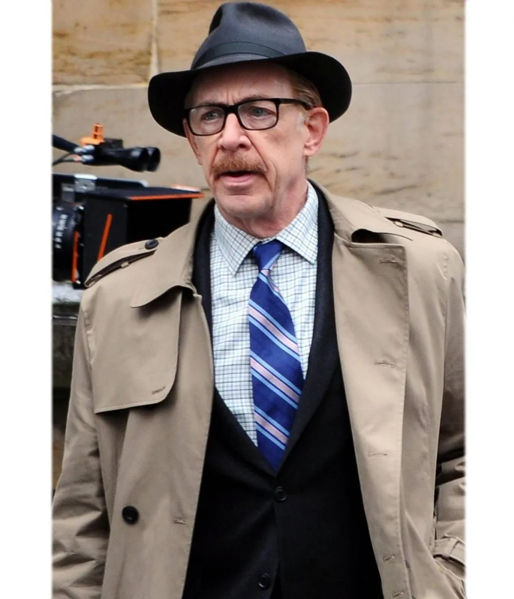 Batgirl JK Simmons Belted Cotton Coat