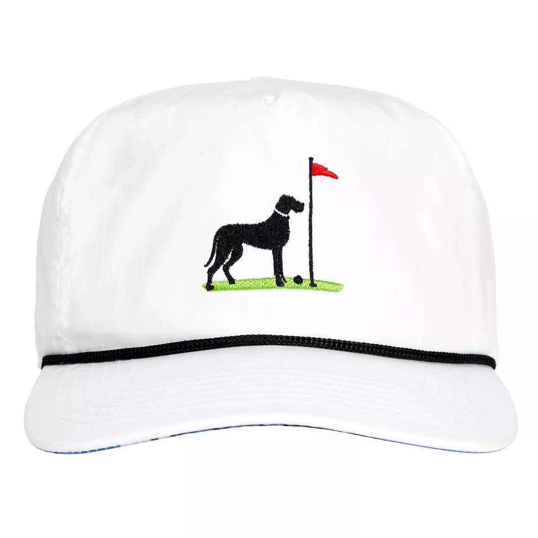 Big Dog Rope Hat - All White