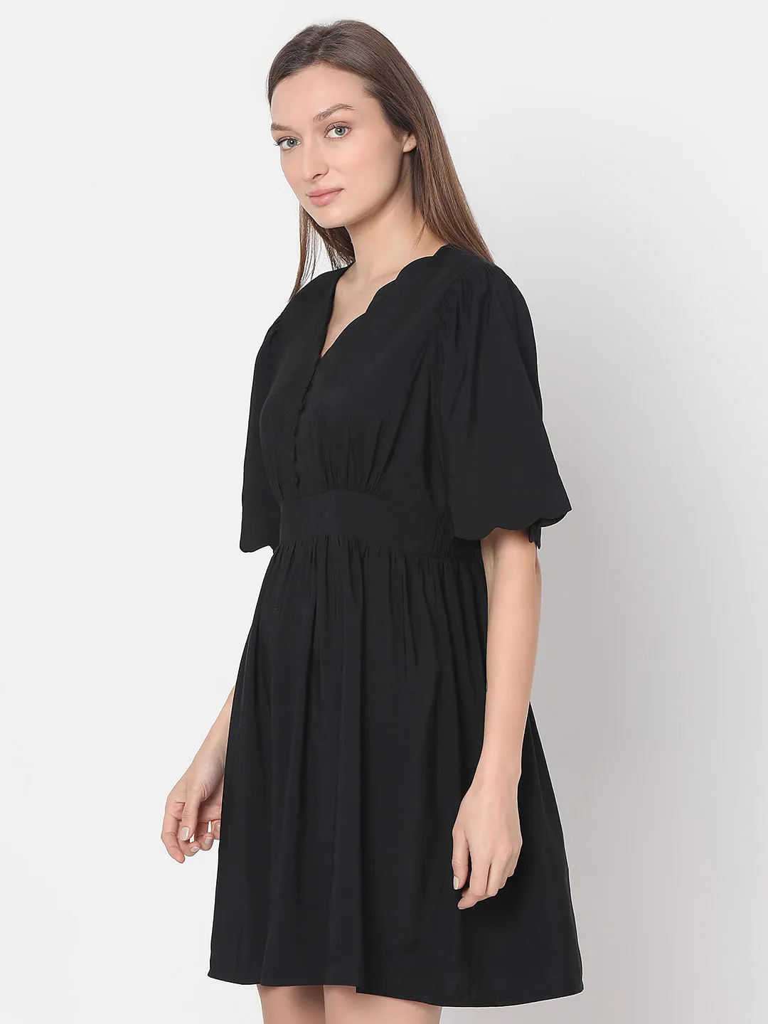 Black Fit & Flare Dress