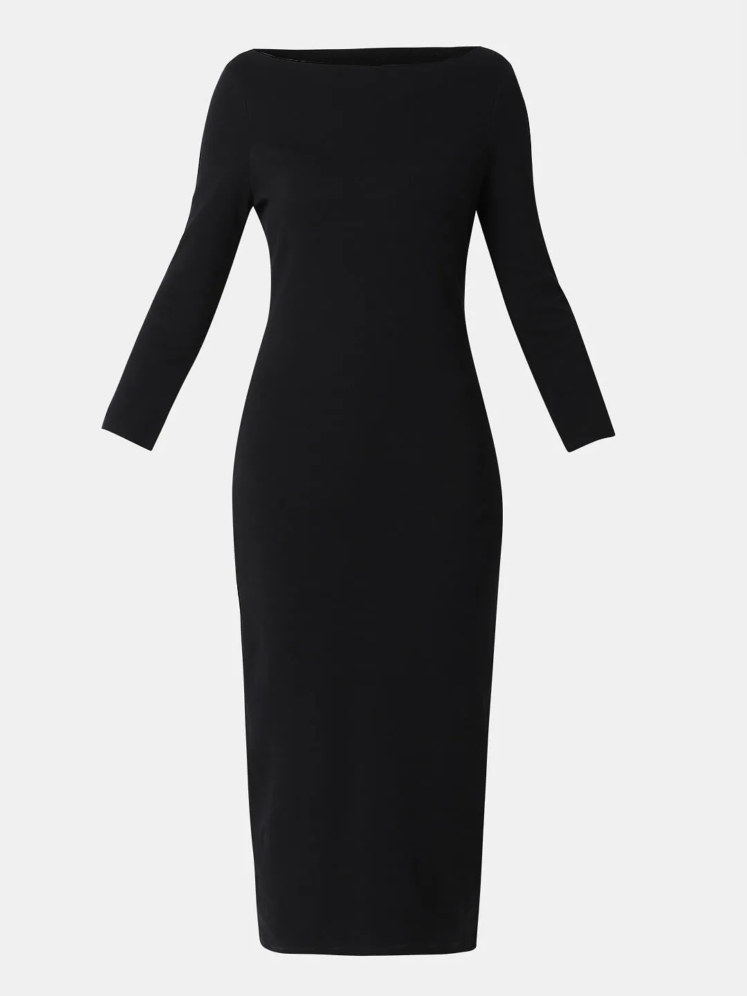 Black Sheath Midi Dress