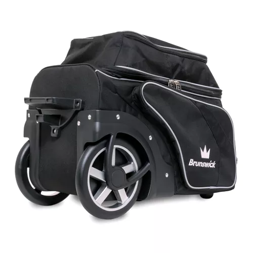 Brunswick Charger 2 Ball Roller Bowling Bag Black