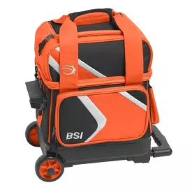 BSI Dash Single Roller Bowling Bag Black Orange