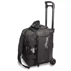 BSI Prestige 2 Ball Roller Bowling Bag Black