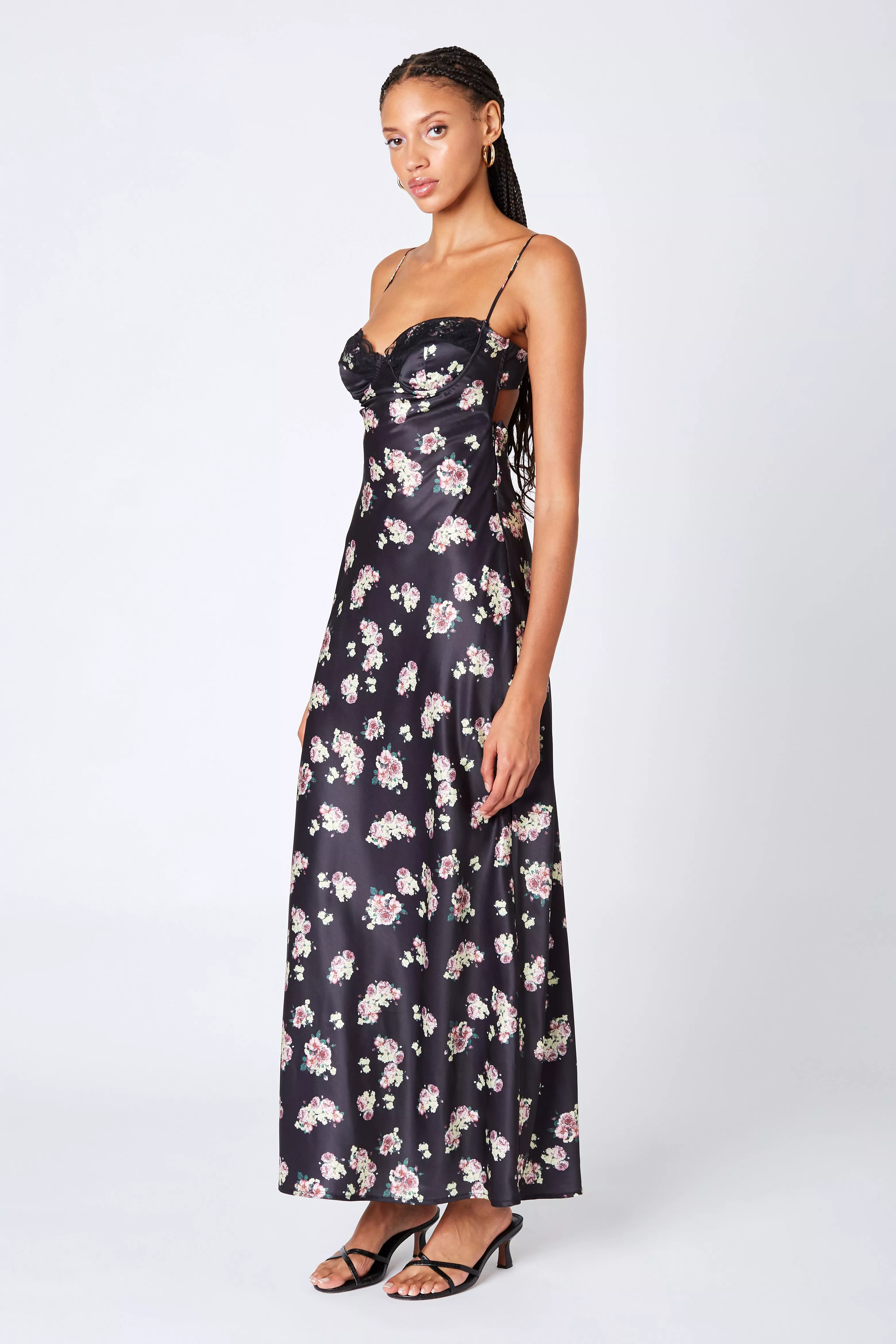 Bustier Maxi Slip Dress