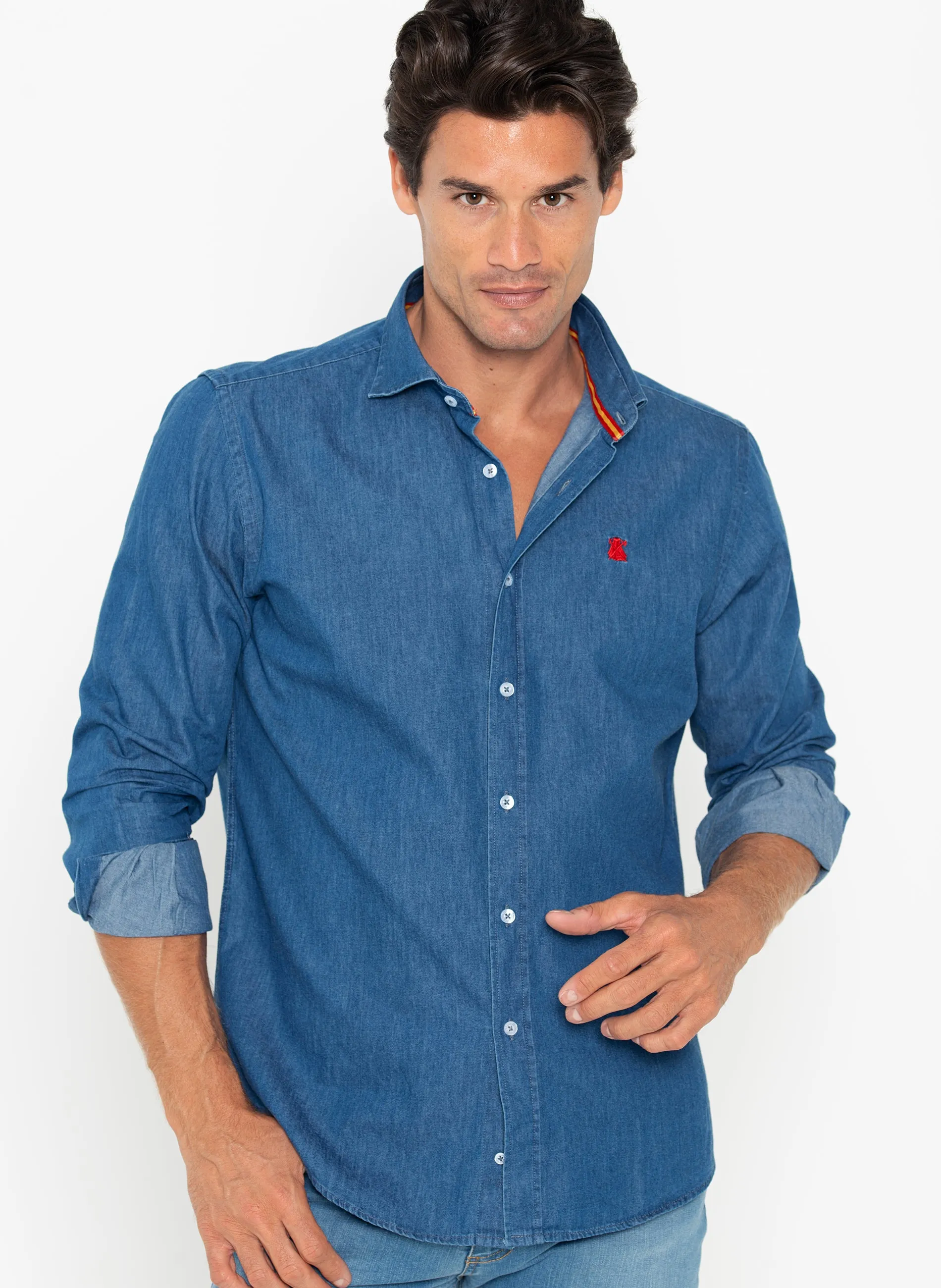 Camisa Hombre Denim Espaa