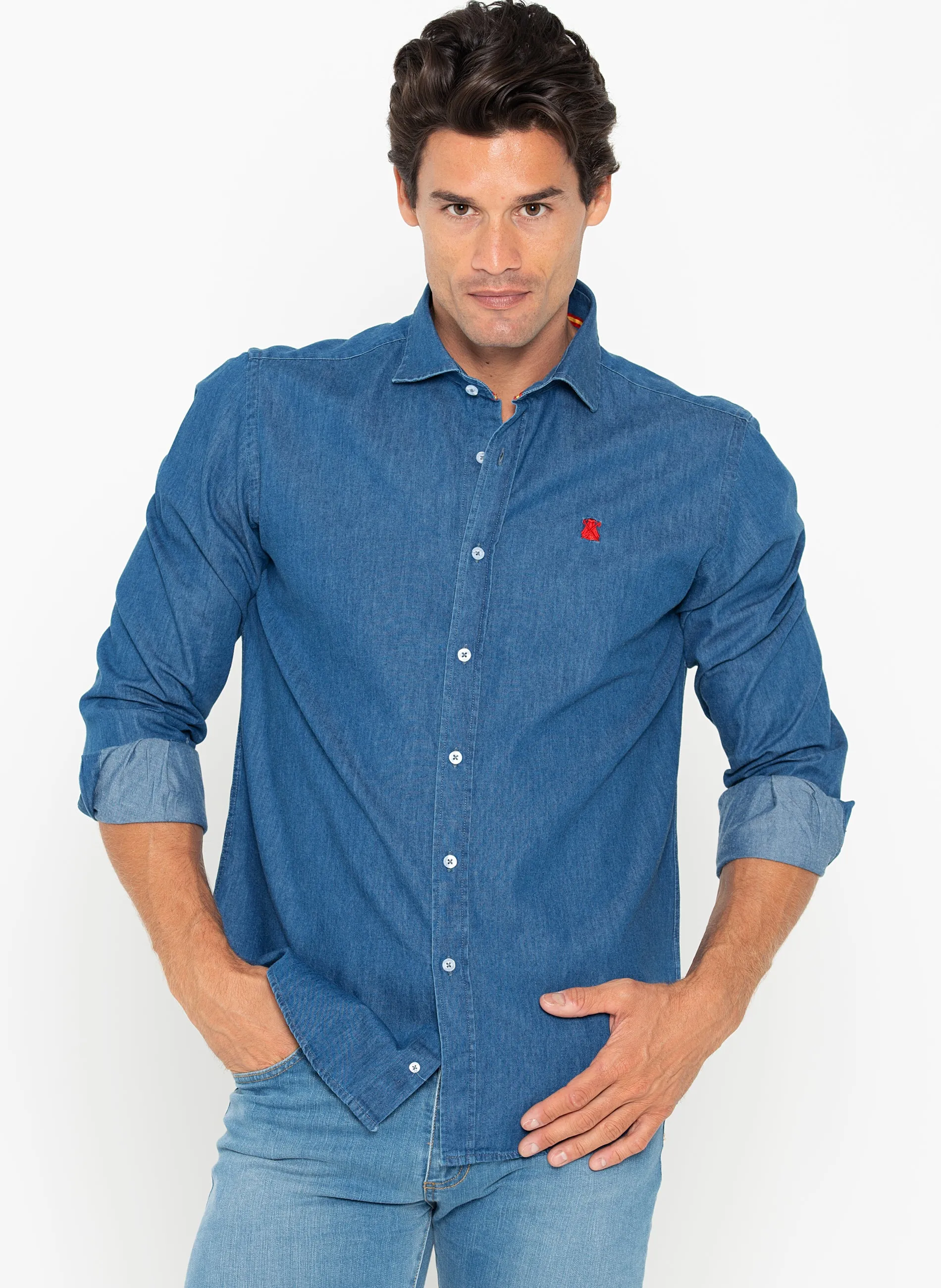 Camisa Hombre Denim Espaa