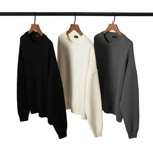 Casual Round Neck Sweater