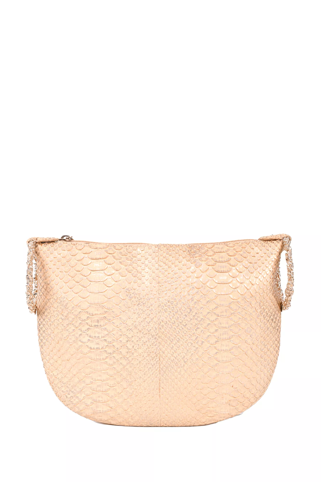 Chanel 2012/13 Gold Python Leather Fortune Cookie Clutch Bag