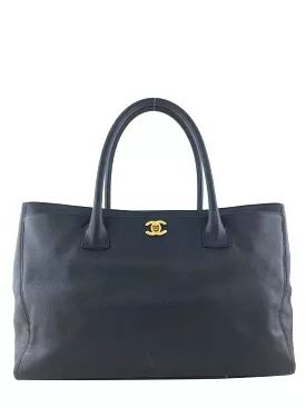 Chanel Caviar Leather Cerf Tote Bag