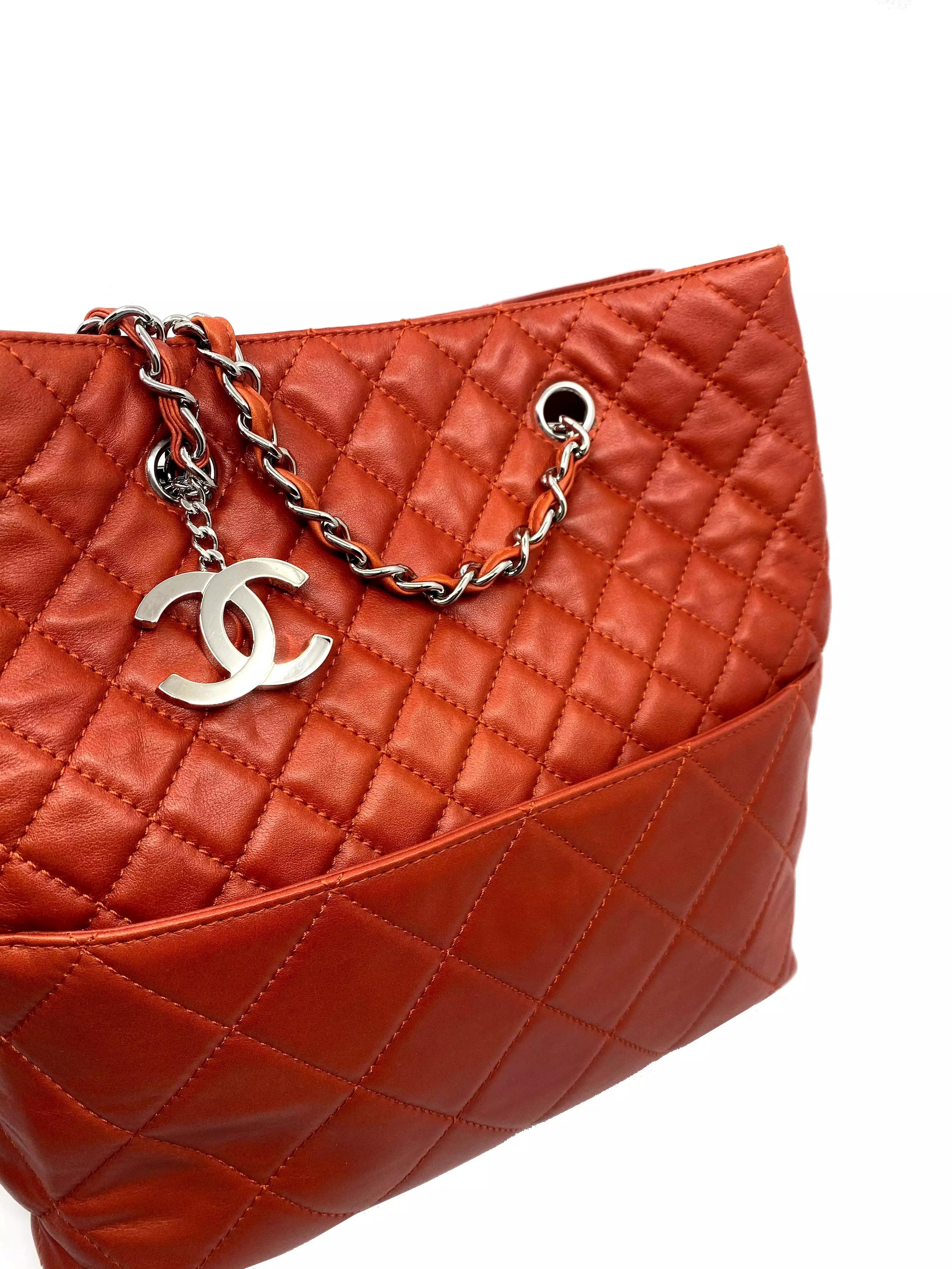 Chanel Vintage Lambskin Quilted Shoulder Bag