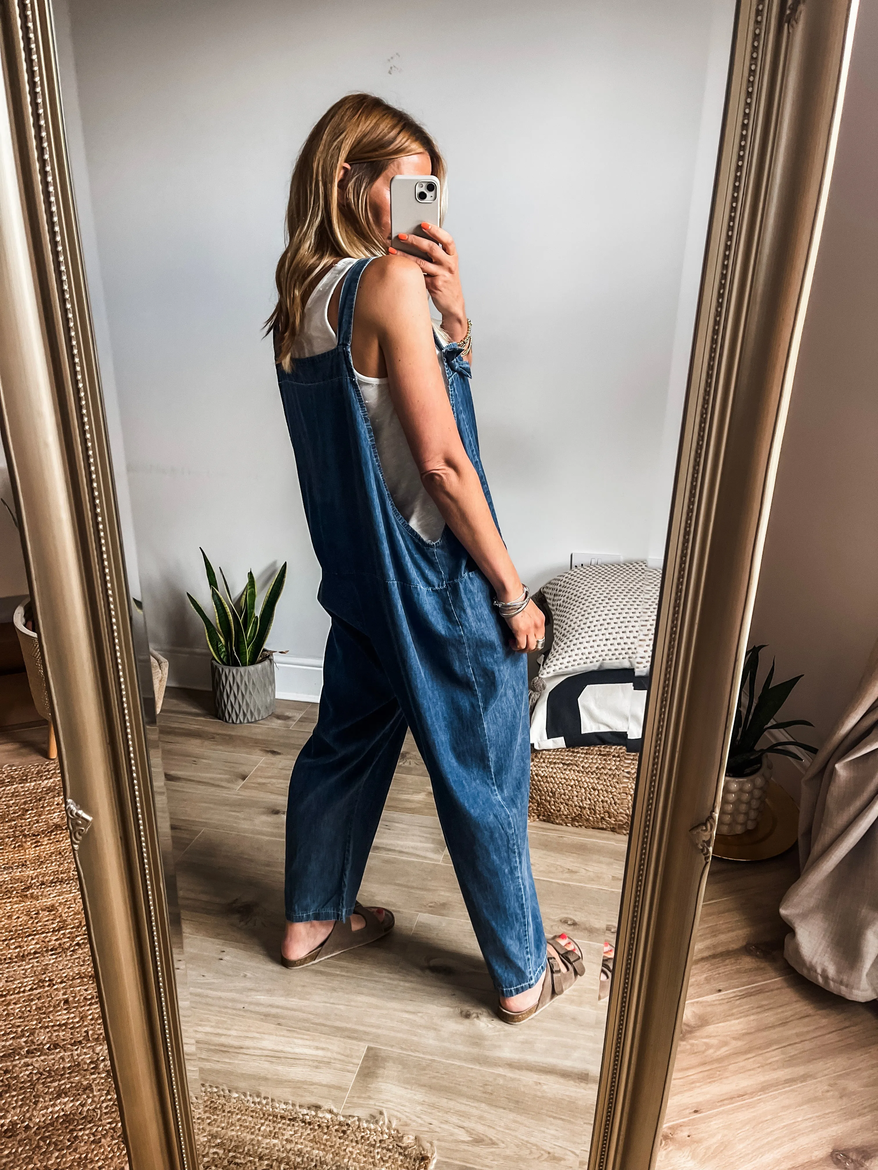 Cotton Denim Dungarees