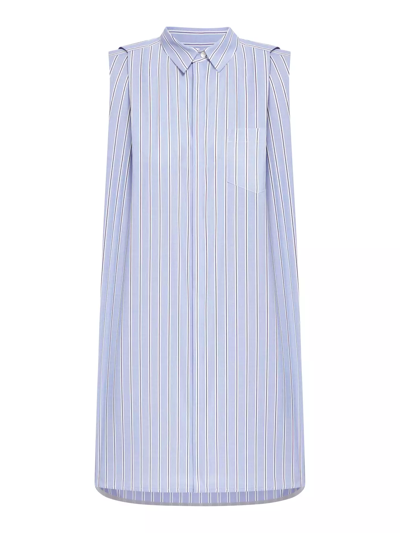 COTTON POPLIN SHIRT DRESS