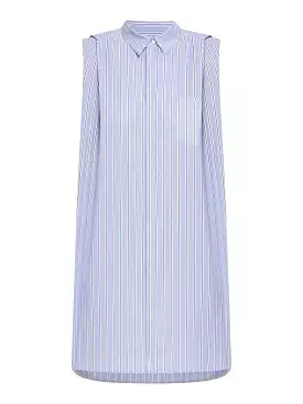 COTTON POPLIN SHIRT DRESS