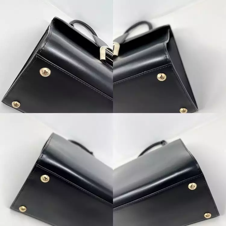 Delvaux Black Brillant MM Bag