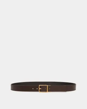 Dress Belt In Brown And Black Leather 