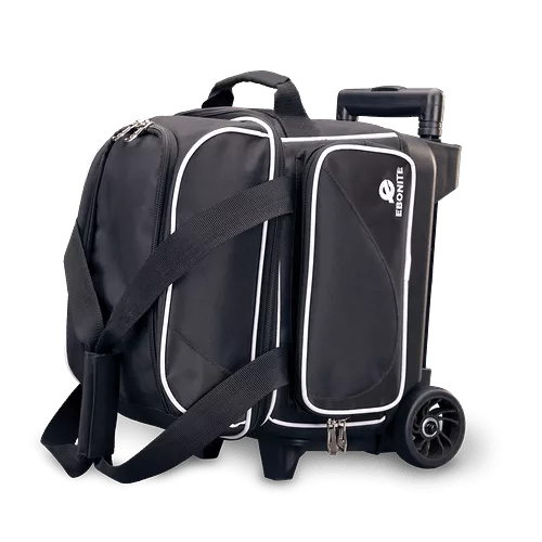 Ebonite Transport Black Single Roller Bowling Bag