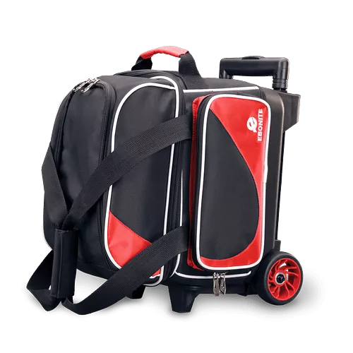 Ebonite Transport Single Roller Bowling Bag Red