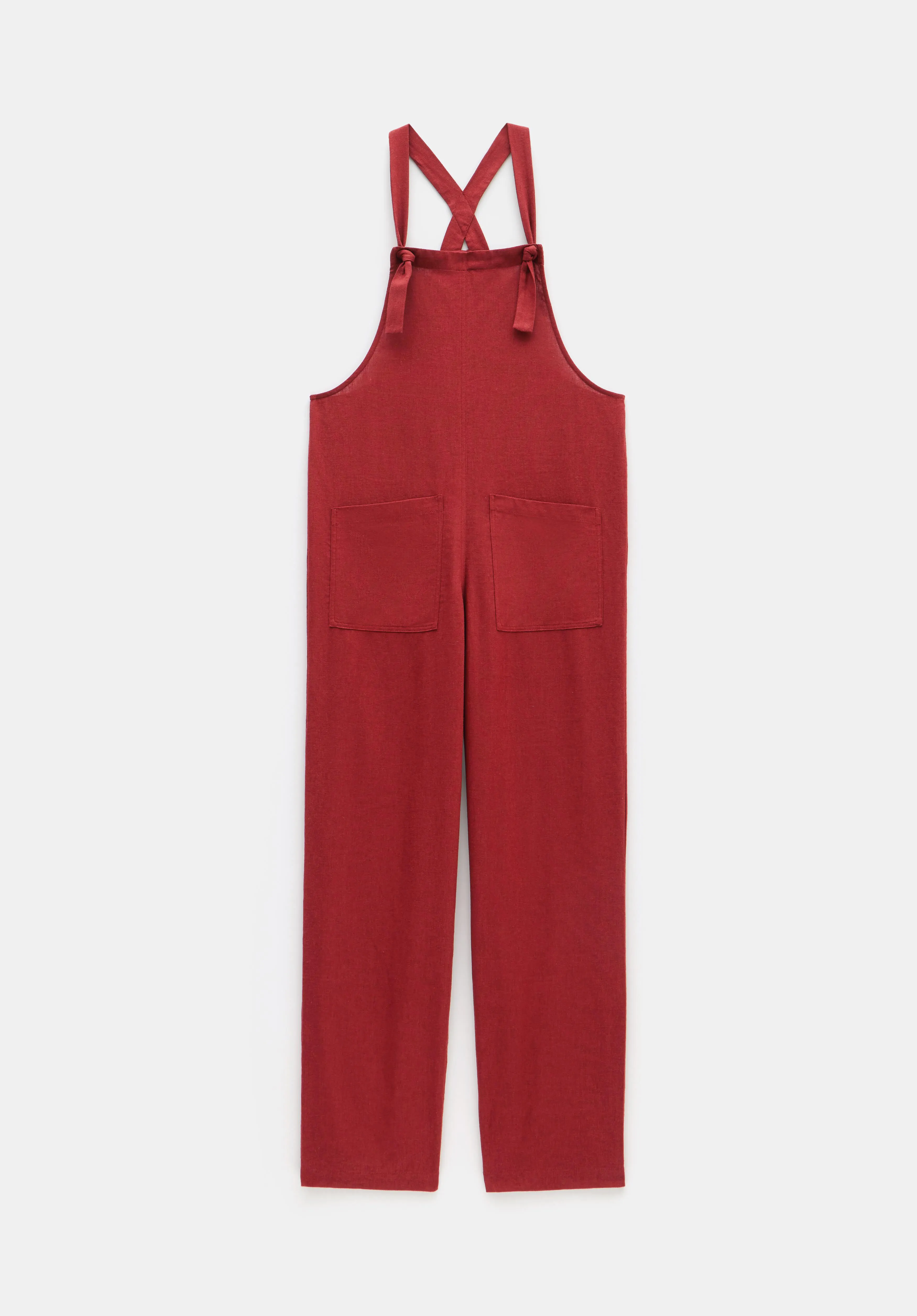 Eliza Linen Blend Dungarees