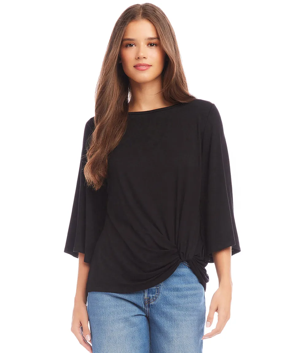 Flare Sleeve Pick Up Top