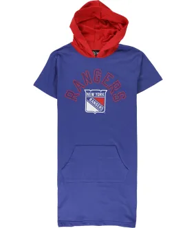 G-Iii Sports Womens New York Rangers Hoodie Dress