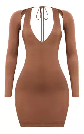 Gemma Long Sleeve Cutout Mini Dress