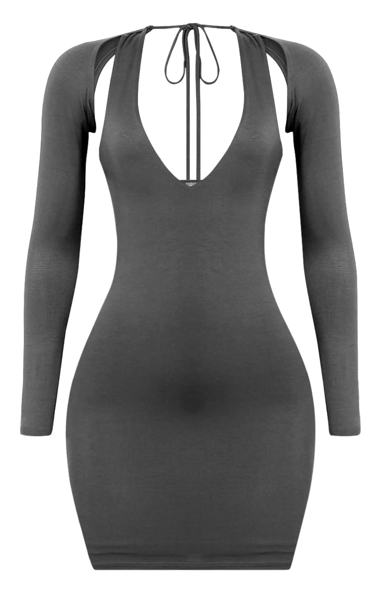 Gemma Long Sleeve Cutout Mini Dress