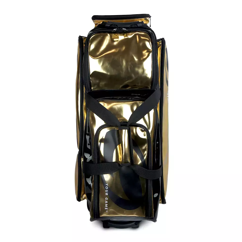 Genesis Dually 3 Ball Roller Black/Gold Bowling Bag