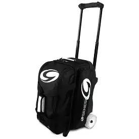 Genesis Sport 2 Ball Roller Bowling Bag Black