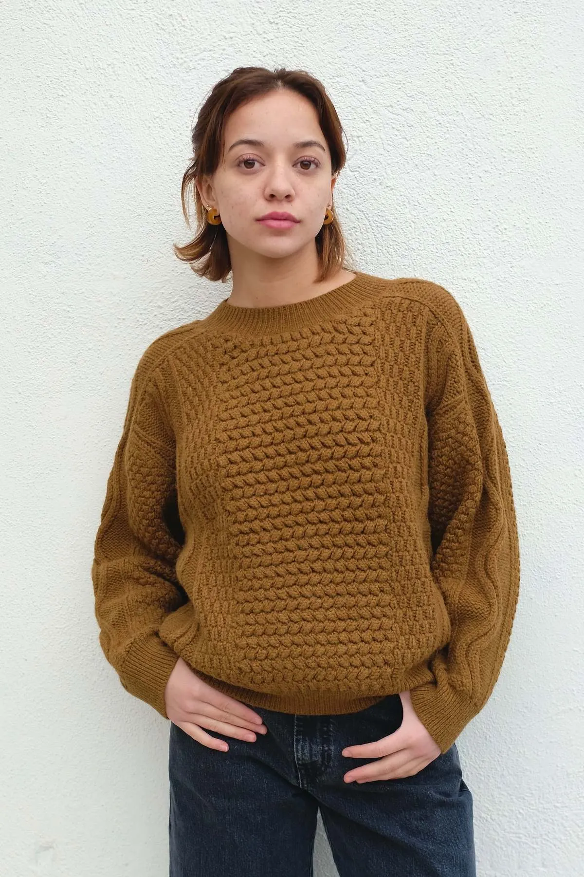 Greek Fisherman Sweater - Olive