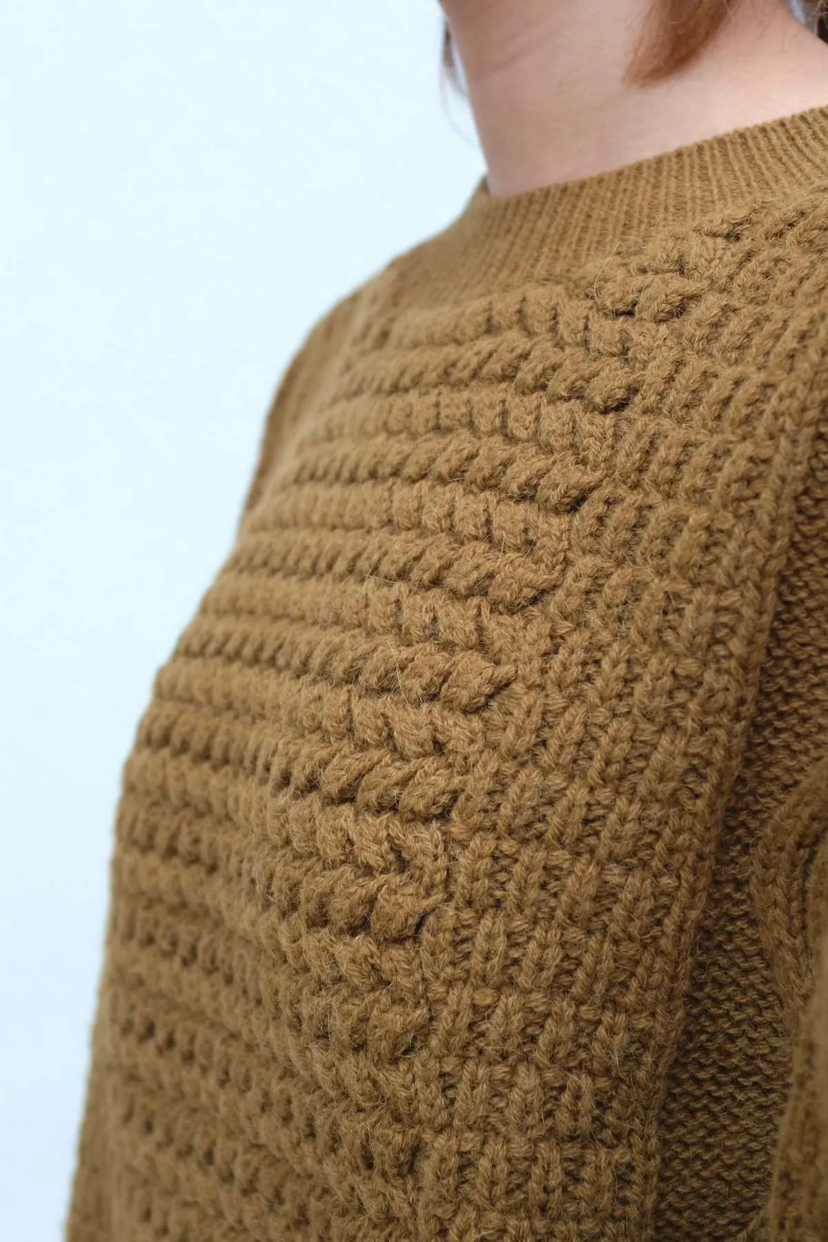 Greek Fisherman Sweater - Olive