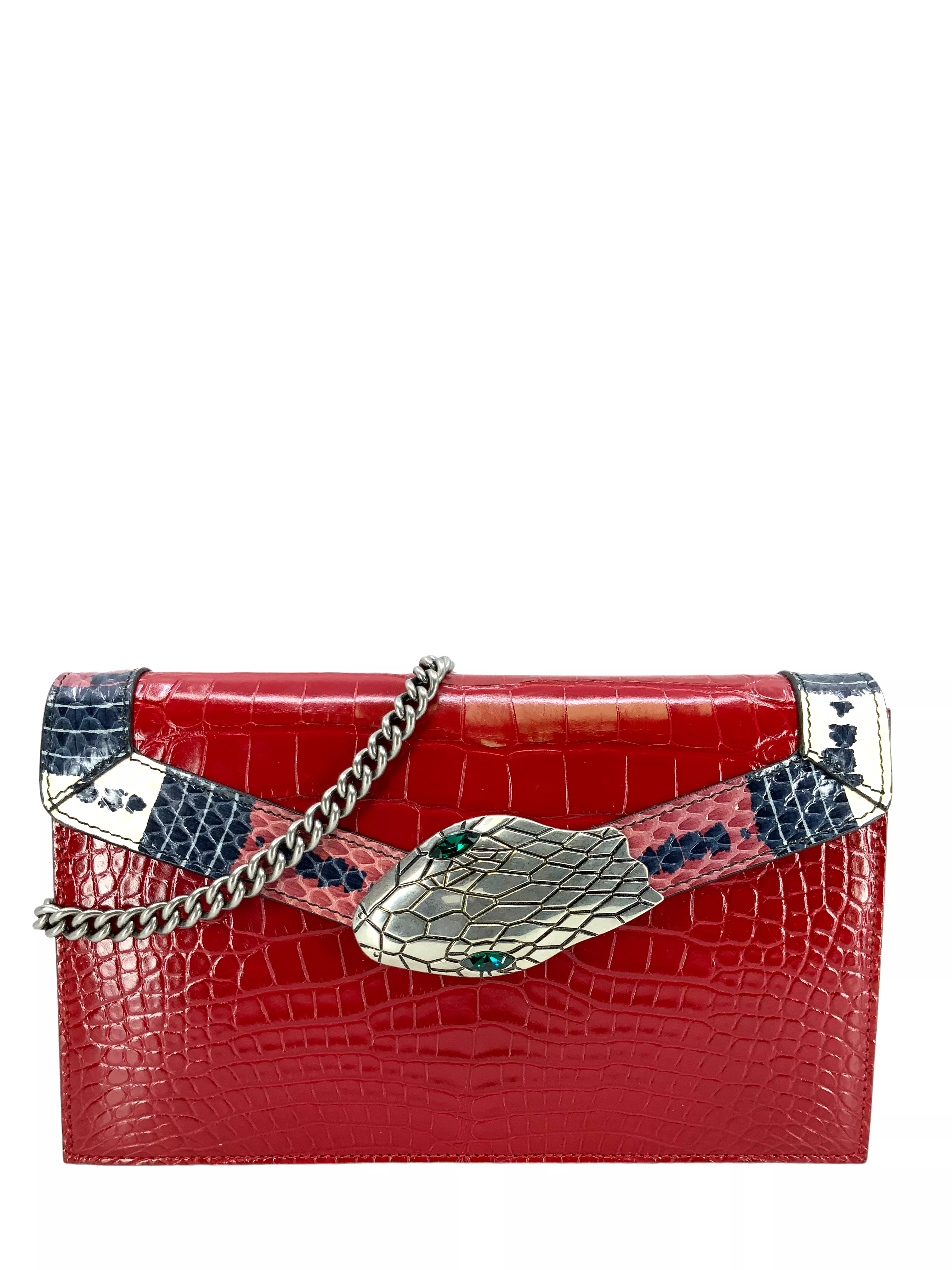 GUCCI Alligator Small Lilith Crossbody Bag