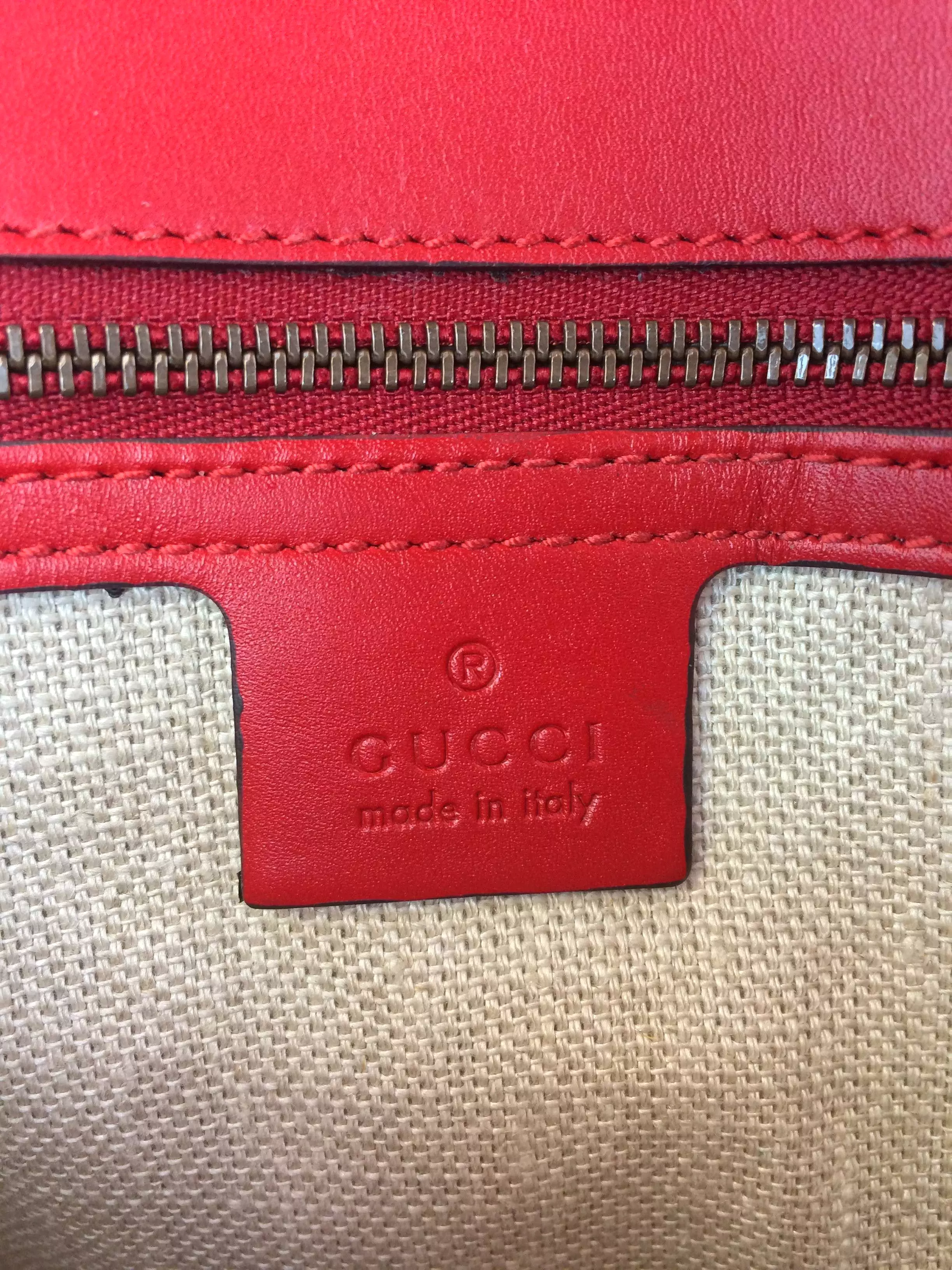 Gucci Lady Web Medium Leather Shoulder Bag