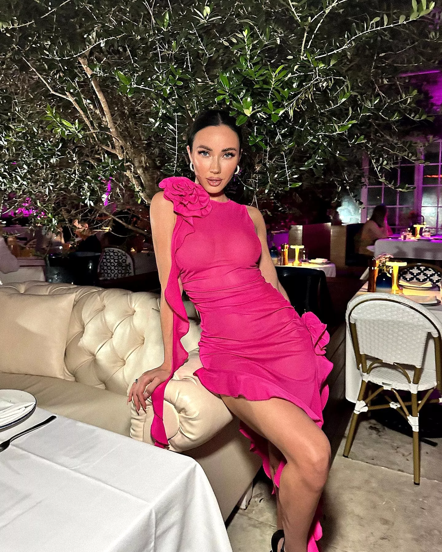 Haia Pink Midi Dress