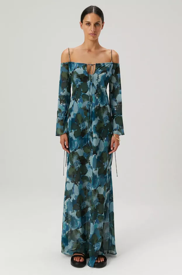 Halcyon Print Aracely Maxi Dress