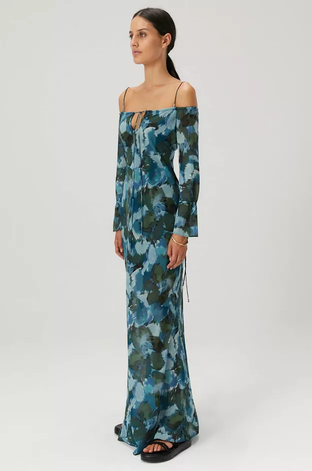 Halcyon Print Aracely Maxi Dress