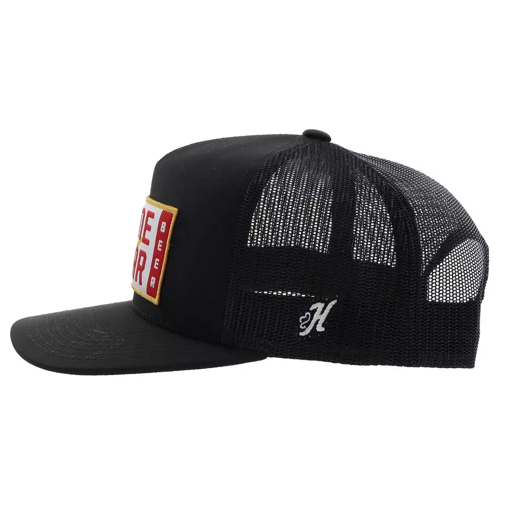 HOOEY LONE STAR BLACK PATCH HAT