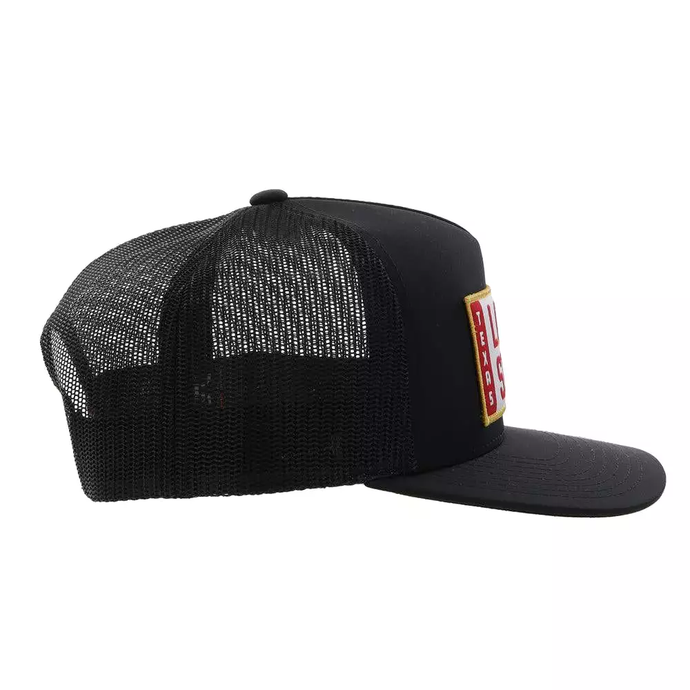 HOOEY LONE STAR BLACK PATCH HAT