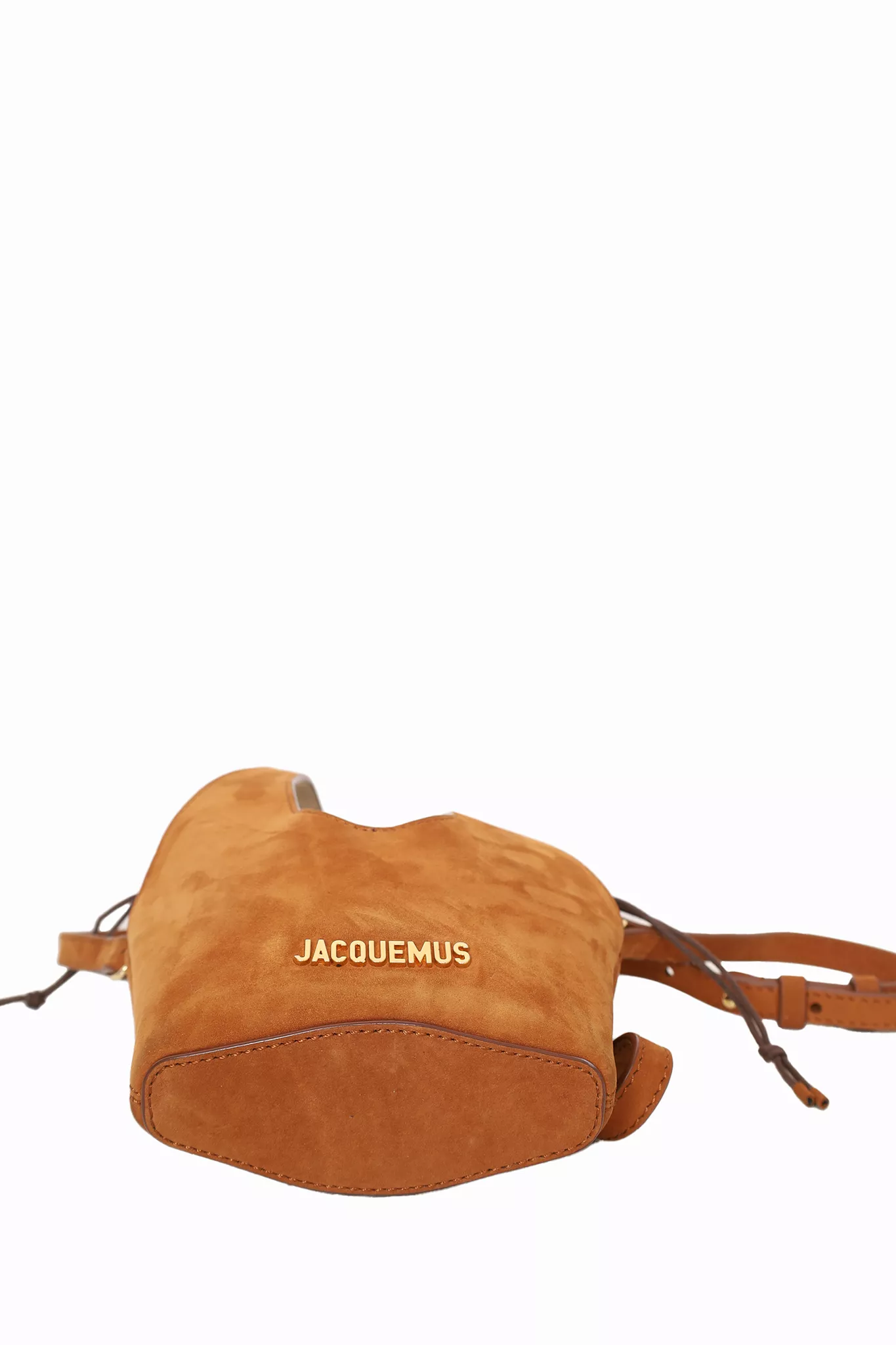 Jacquemus Brown Suede Le Cari?o Bucket Bag