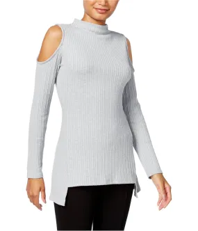 Kensie Womens Cold Shoulder Knit Sweater, TW1