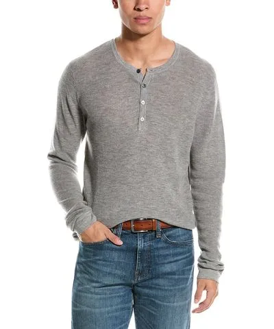 Kier + J Kier+J Wool & Cashmere-Blend Henley Sweater