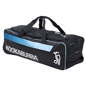 Kookaburra Pro 4.0 Wheelie Cricket Bag (Black/Blue)