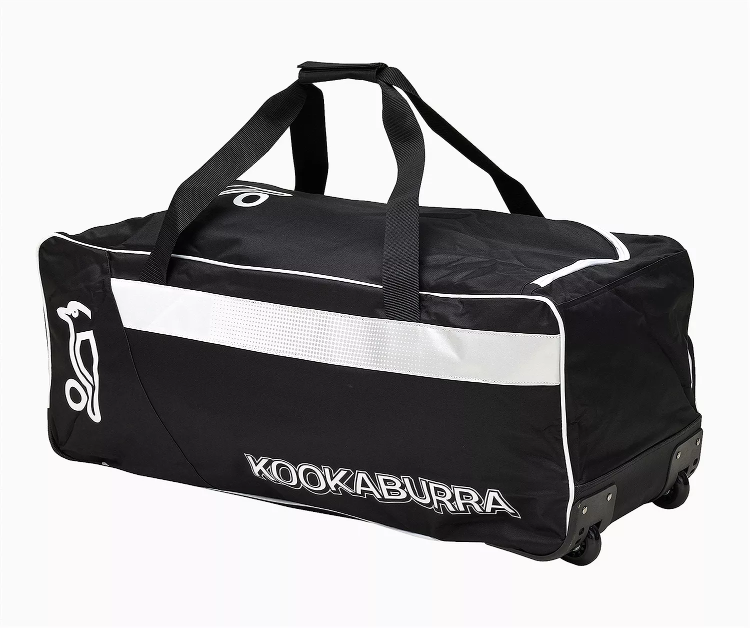 Kookaburra Pro 4.0 Wheelie Cricket Bag (Black/White)