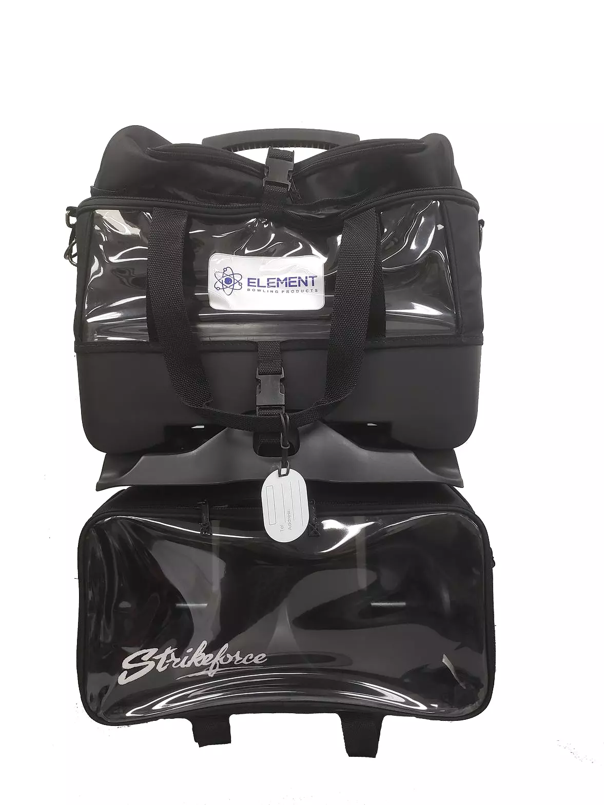 KR Strikeforce Element Show Off 4 Ball Stackable Roller Bowling Bag Black