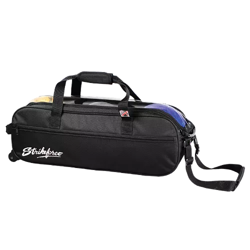 KR Strikeforce Eliminator Black Slim Triple Tote Bowling Bag